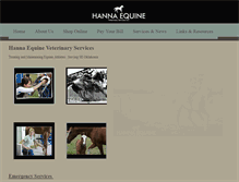 Tablet Screenshot of hannaequine.com